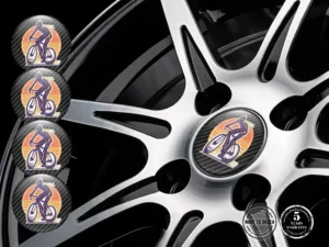 Stickers dome Custom Style Luxury Domed Rim Stickers